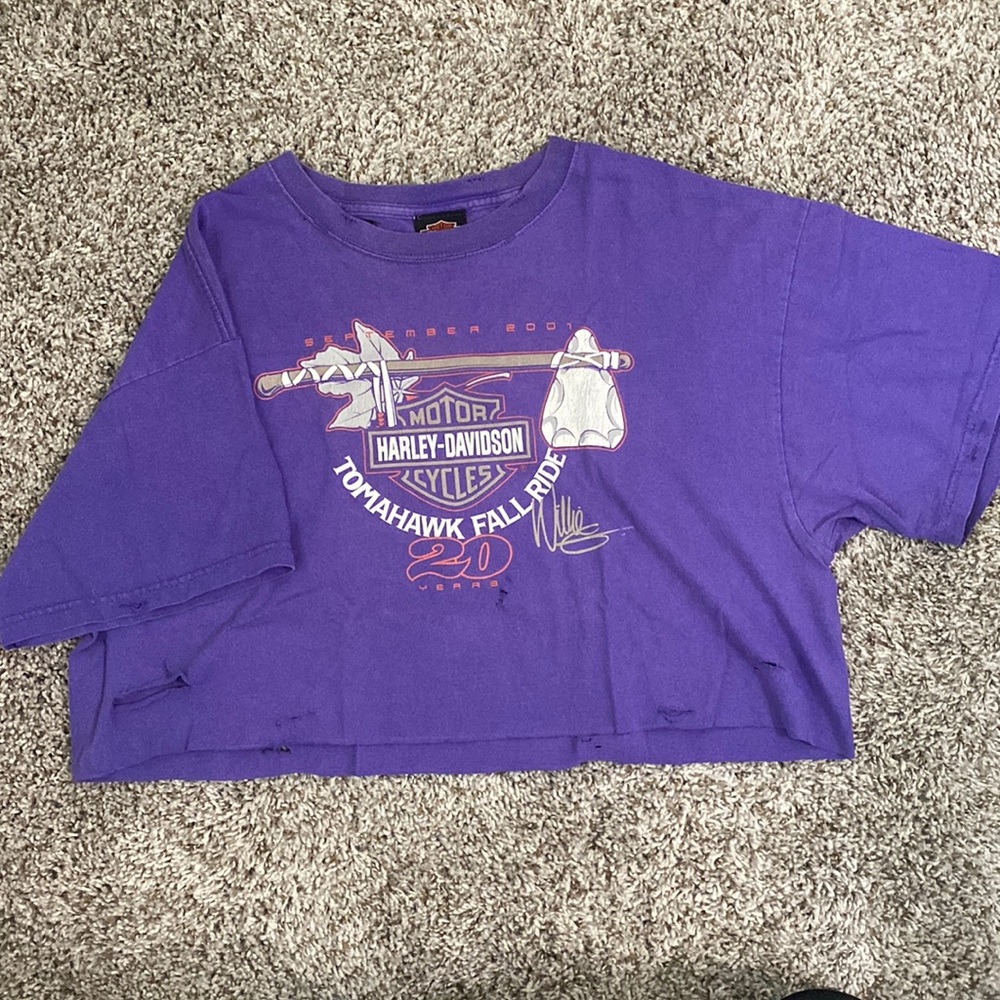 Harley Davidson Crop Top